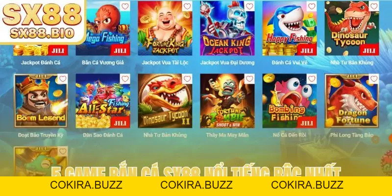 Bắn Cá SX88 - Hành Trình Chinh Phục Đại Dương, Rinh Jackpot - COKIRA