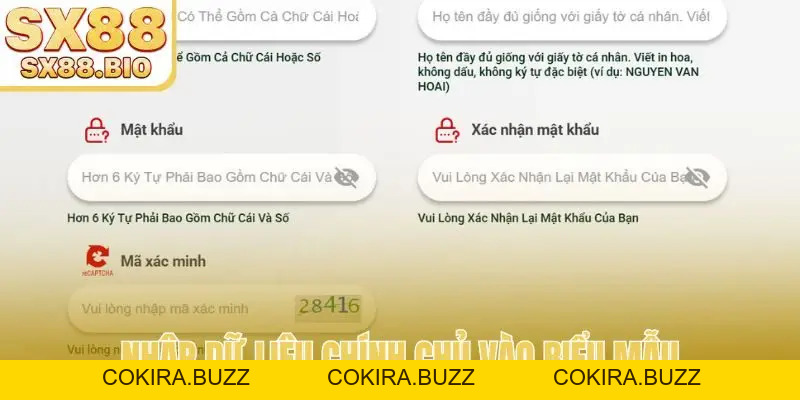 Đăng Ký SX88 - Hướng Dẫn 3 Bước Tạo Tài Khoản Nhanh Chóng - COKIRA