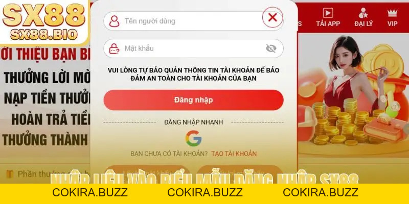Đăng Nhập SX88 - Hướng Dẫn 2 Cách Vào Nhà Cái An Toàn - COKIRA