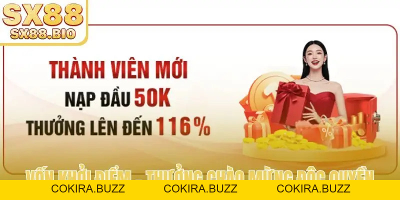 Khuyến Mãi SX88 HOT - Nhận Ngay Quà Tặng Siêu Giá Trị - COKIRA
